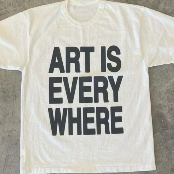 Tops - ART IS EVERYWHERE 100% Cotton Graphic Tee (Unisex)